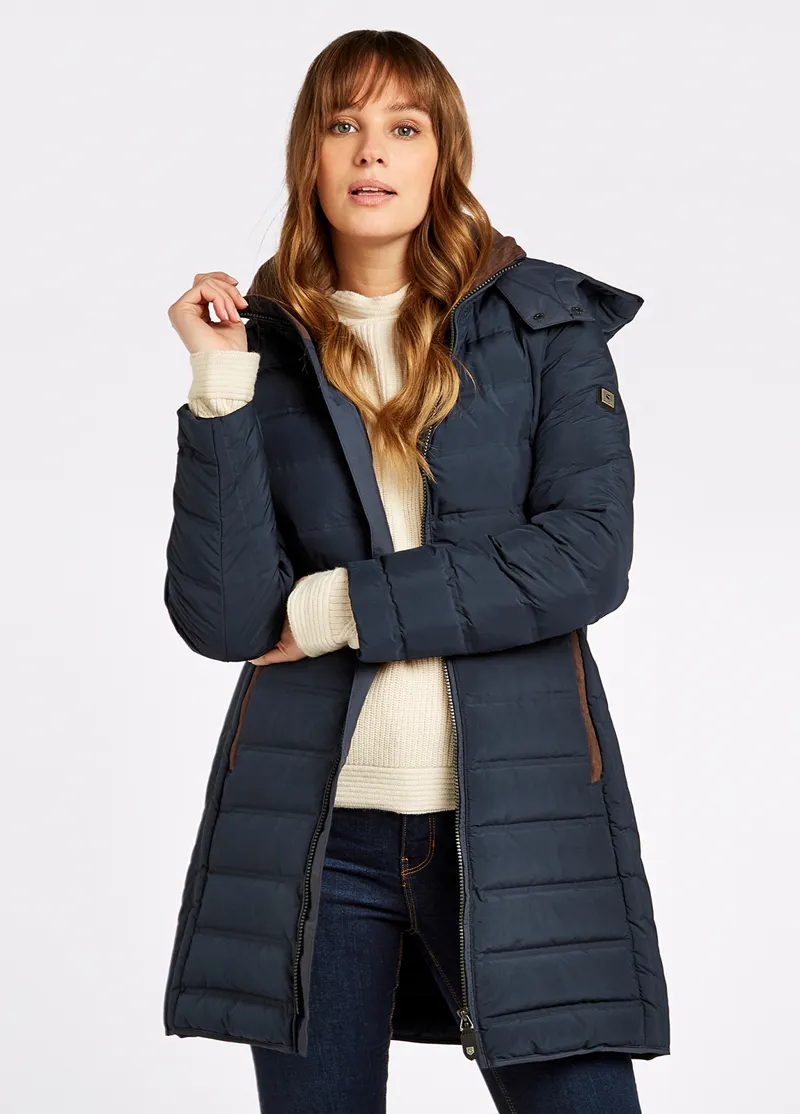 Dubarry Ballybrophy Coat - Navy-1